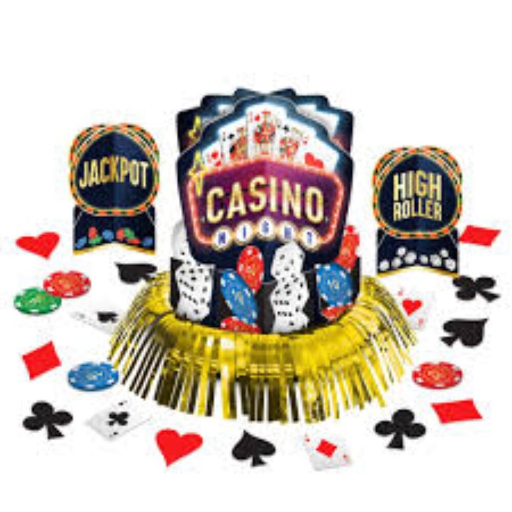 Roll the Dice Blackjack cover, Confetti, Dealer's Suit, Decor,etc (Casino Theme)